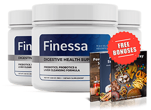 3 bottle Finessa supplement with bonus